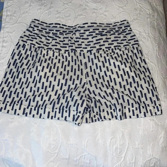 Anthropologie blue and white shorts XS - Picture 2 of 7